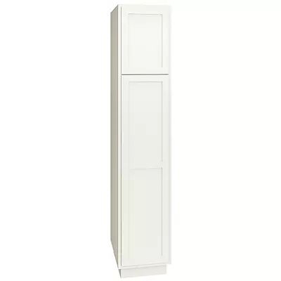Classic Utility Cabinet With Single Door 96" - Snow
