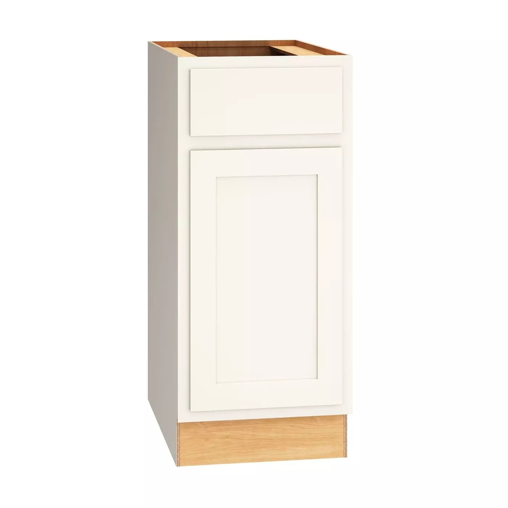 [BWB15.MCS] Classic Base Wastebasket 15" Wide - Snow