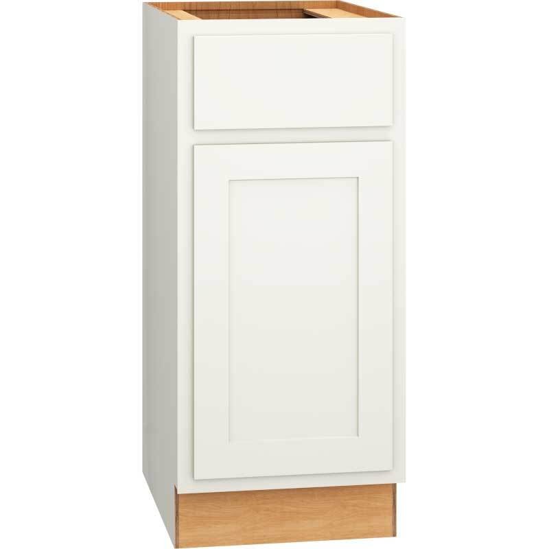 [VB153421R.MCS] Classic Vanity Base Single Door 15 - Snow