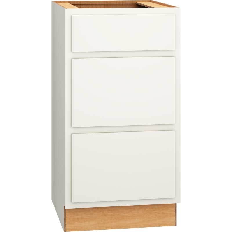 [VDB183421.MCS] Classic Vanity 3 Drawer Base 18 x 21 - Snow