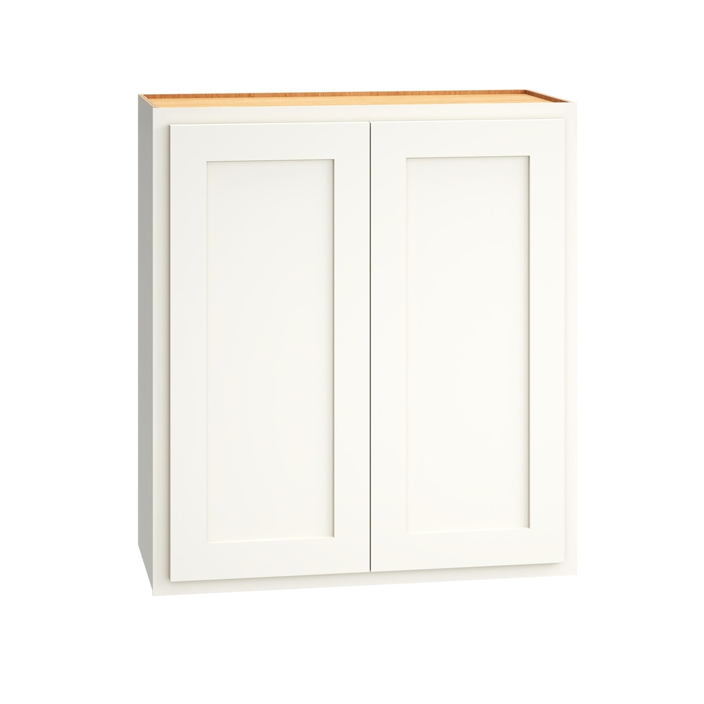 [W2730.MCS] Classic Wall Double Door 27 x 30 - Snow