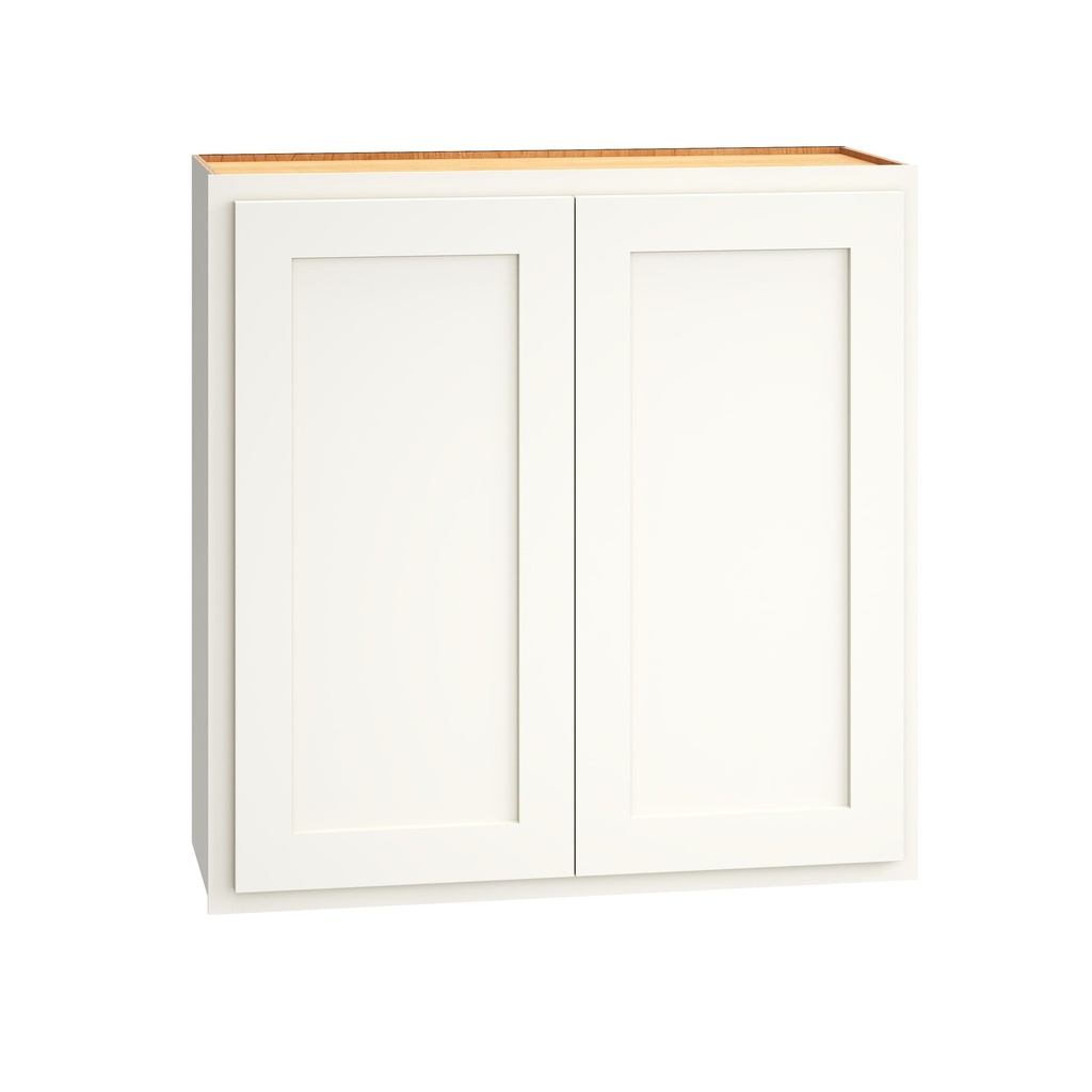 Classic Wall Double Door 30 x 30 - Snow