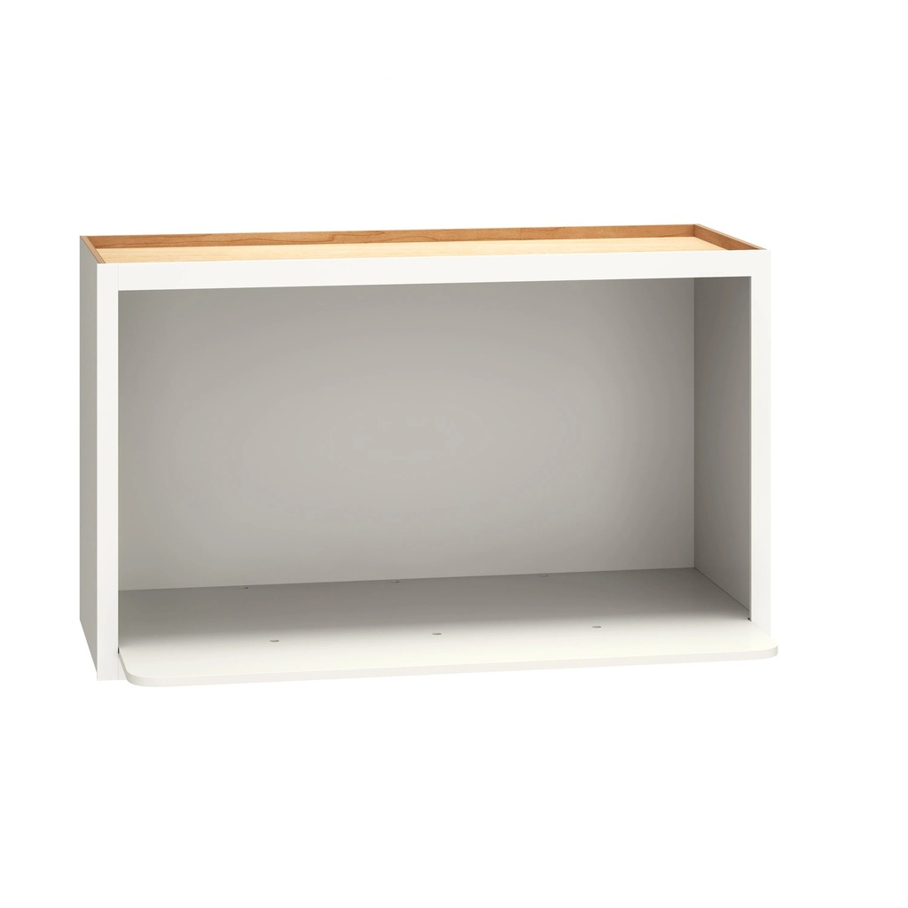 Classic Microwave Wall Cabinet 30 x 18 x 24 - Snow