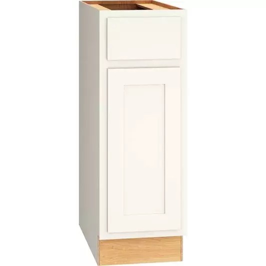 [B12R.MCS] Classic Base Single Door 12" Wide - Snow