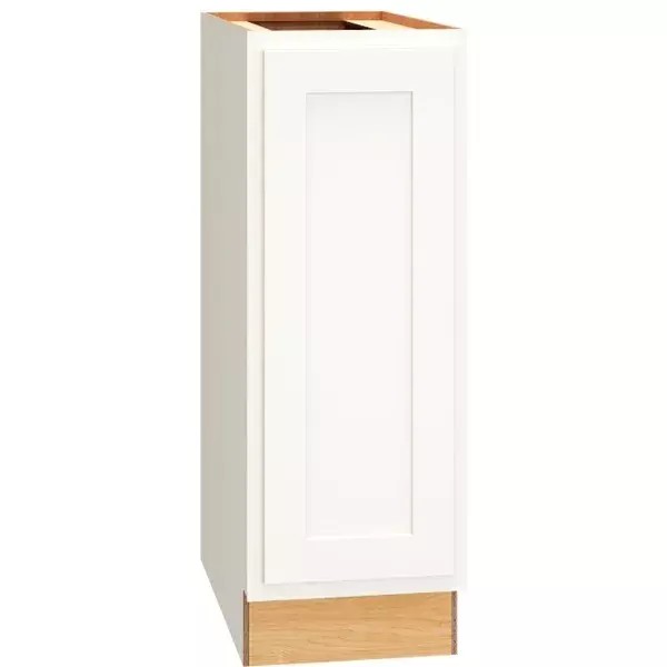 Classic Full Height Base Single Door 12" - Snow