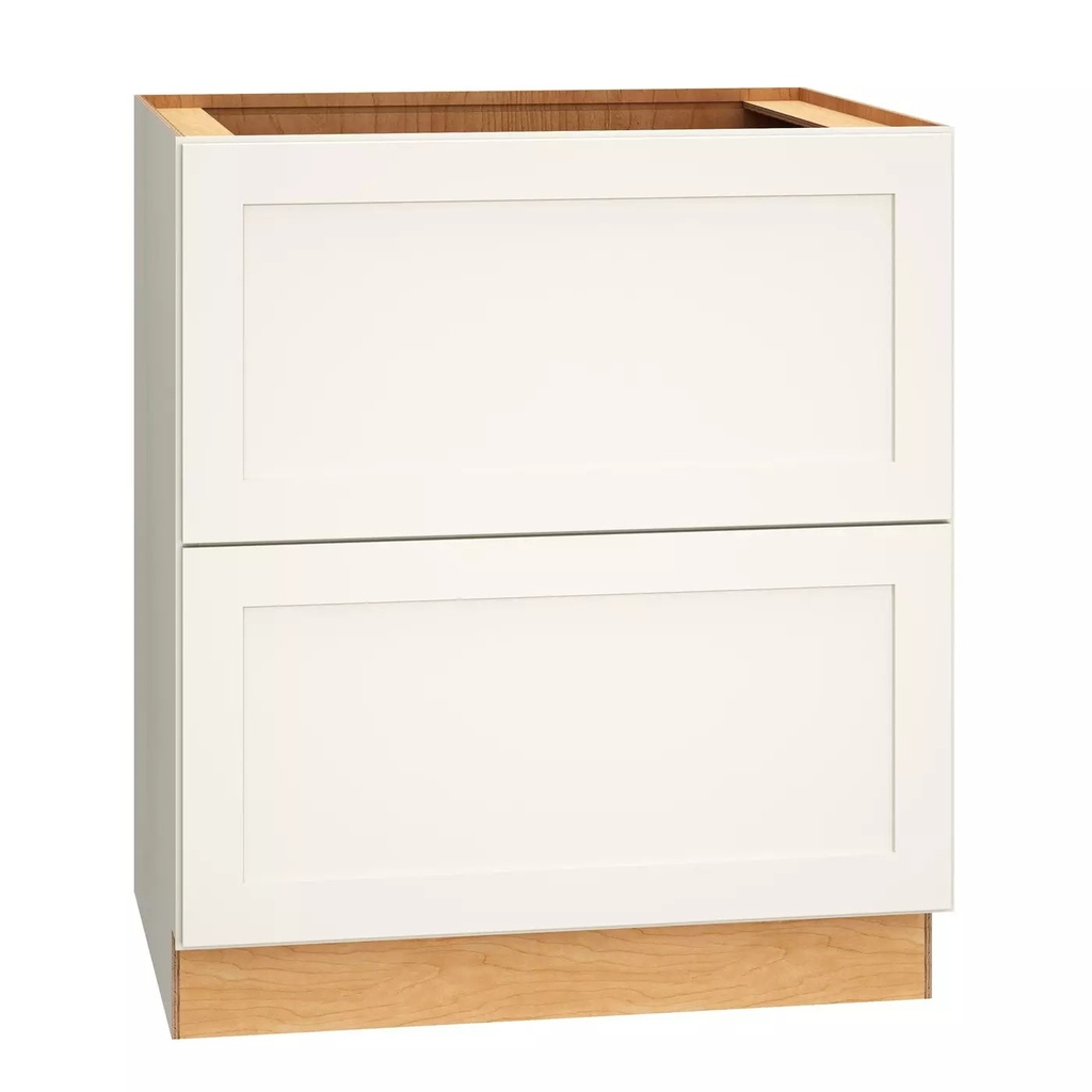 [2DB30.MOS] Omni 2 Drawer Base 30" Wide - Snow