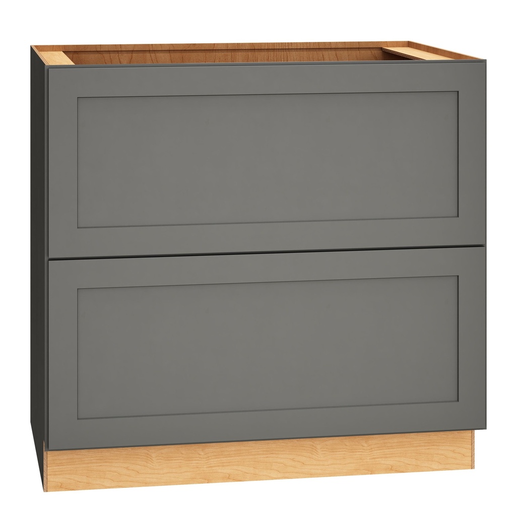 Omni 2 Drawer Base 36 - Graphite