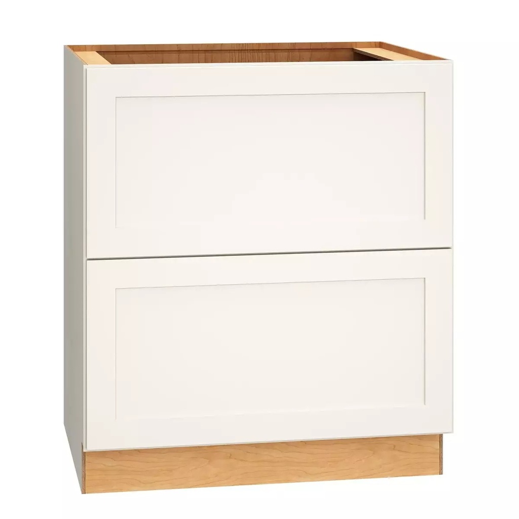 Omni 2 Drawer Base 36 - Snow