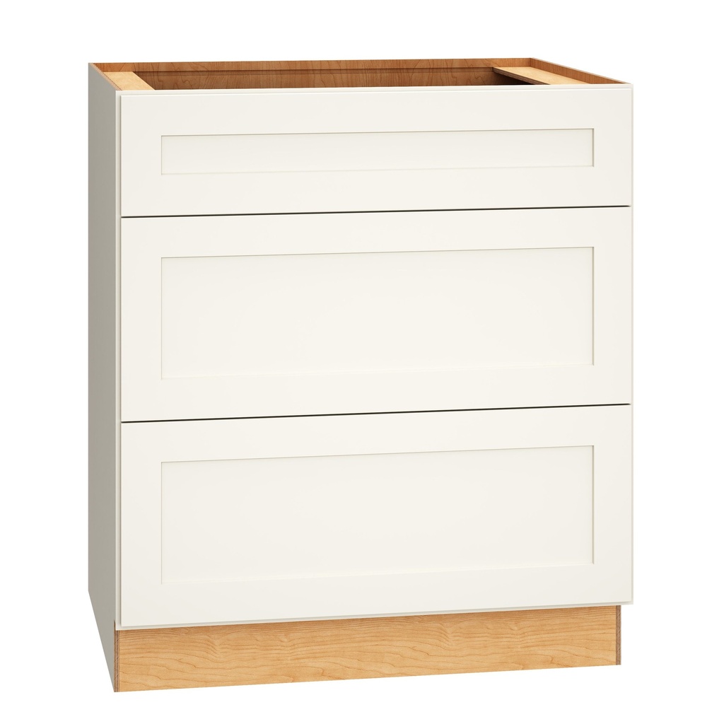 [3DB30.MOS] Omni 3 Drawer Base 30 - Snow