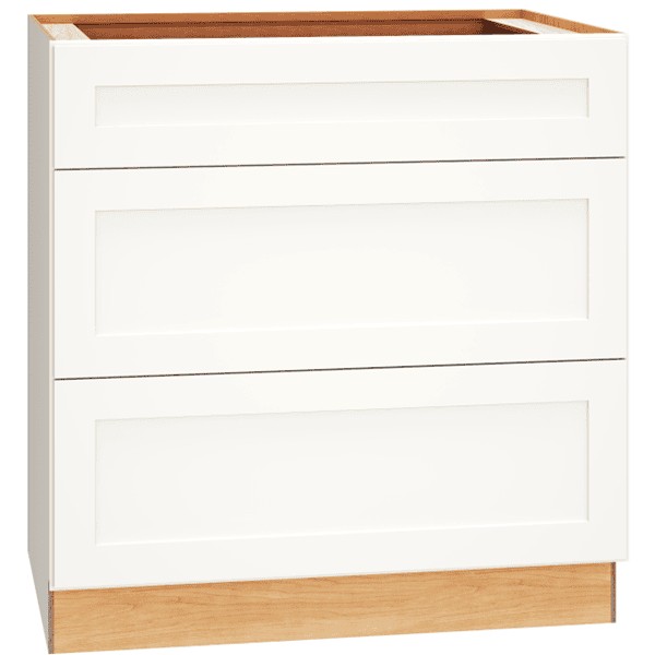 Omni 3 Drawer Base 33 - Snow