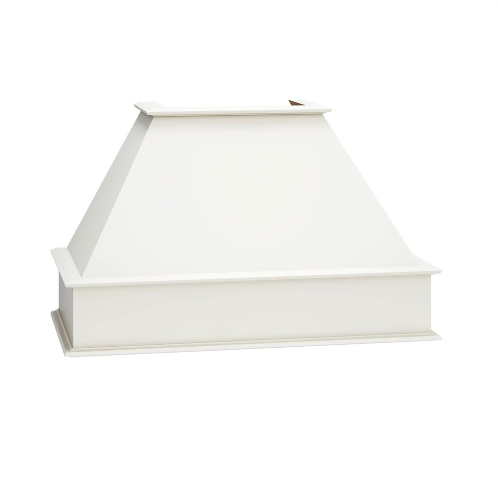 Square Wood Hood - Snow