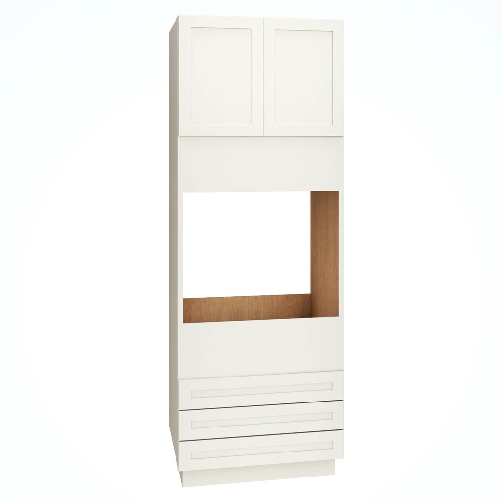 Omni Single Oven 3 Drawers 33 x 96 - Snow