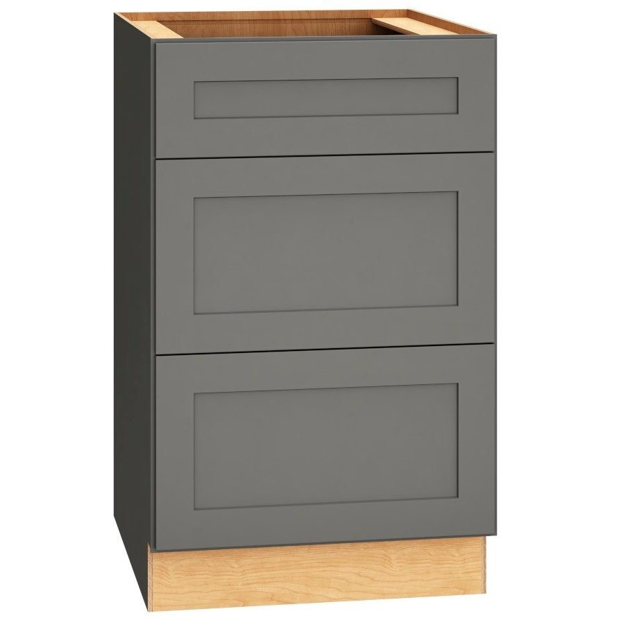 Omni 3 Drawer Base 21"- Graphite