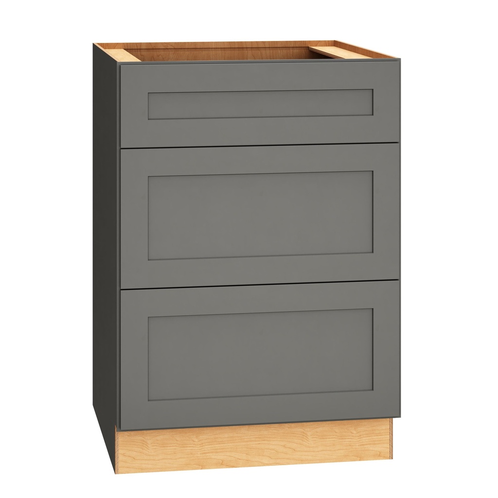 Omni 3 Drawer Base 24 - Graphite
