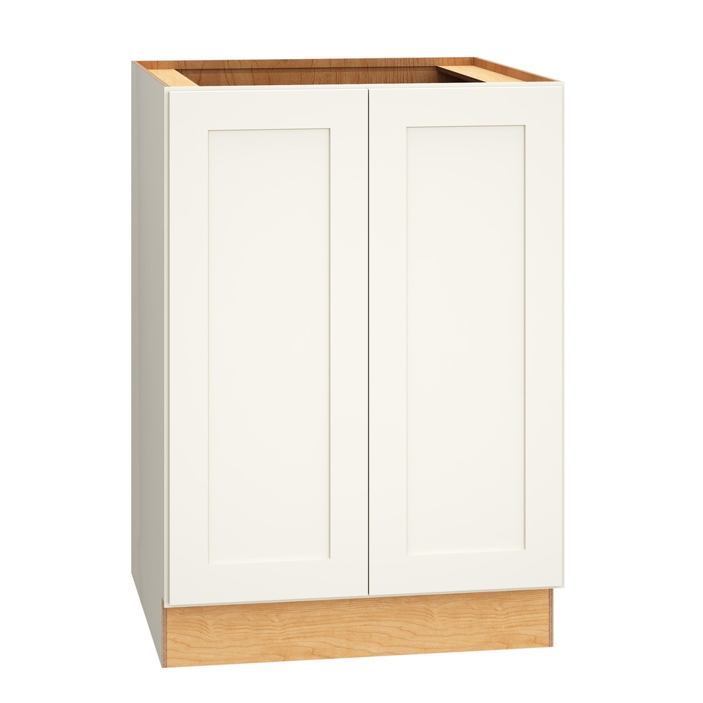 Omni Full Height Base Double Door 24" Wide - Snow