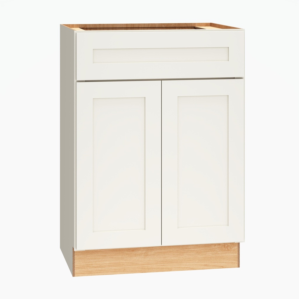 Omni Vanity Sink Base 24 x 18 - Snow
