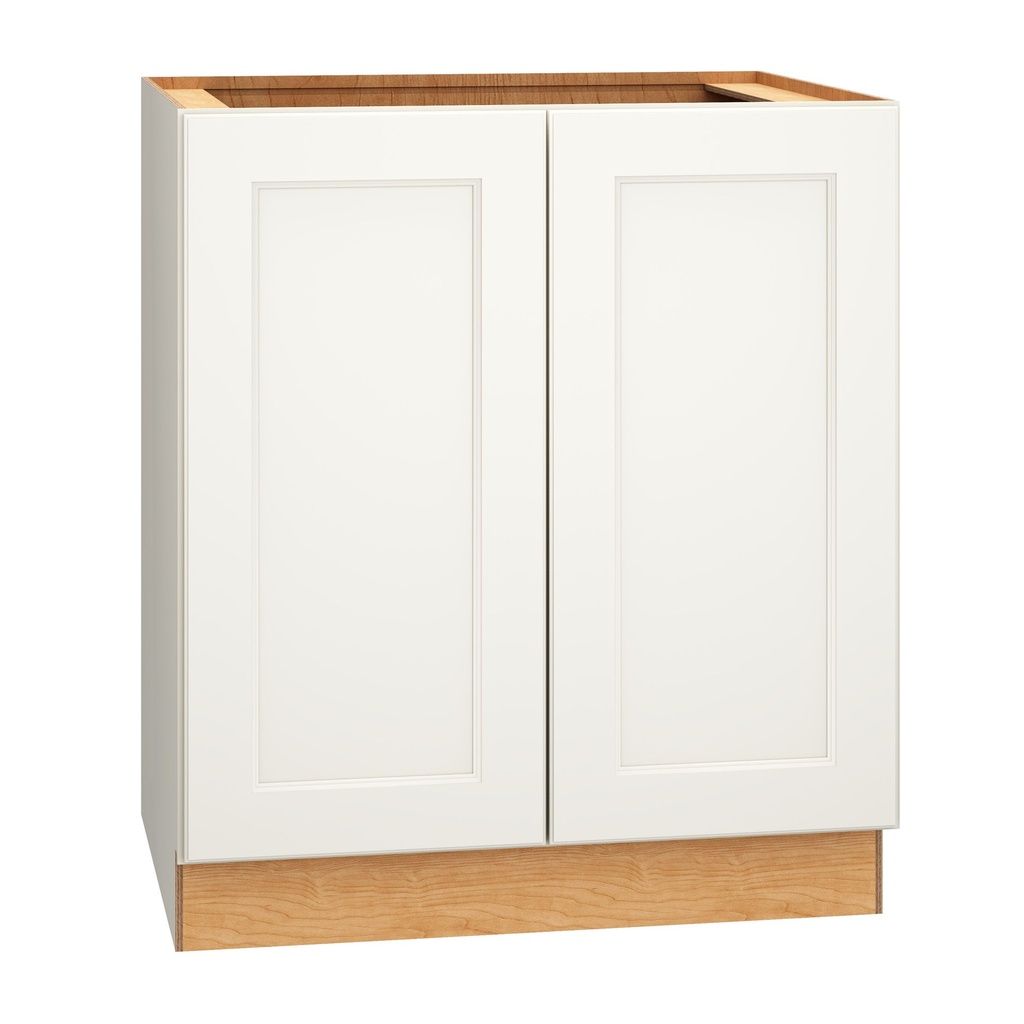 Omni Full Height Base Double Door 30" Wide - Snow