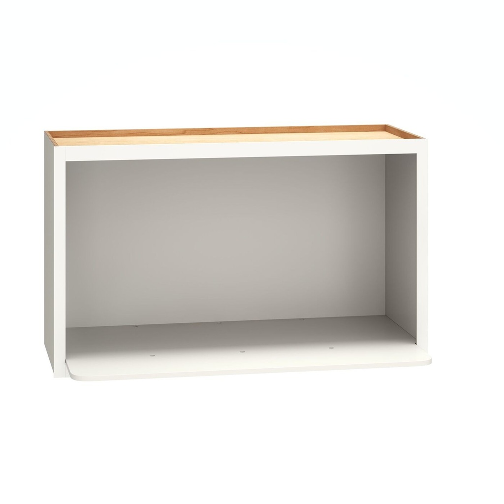 Omni Microwave Wall Cabinet 30 x 18 x 24 - Snow