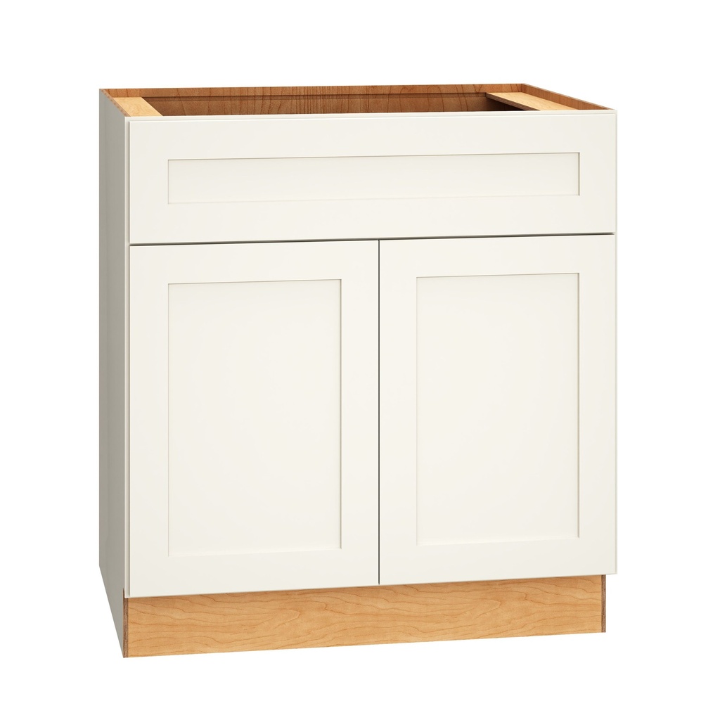 Omni Universal Design Base Single Door 30 x 24 x 32.5 - Snow