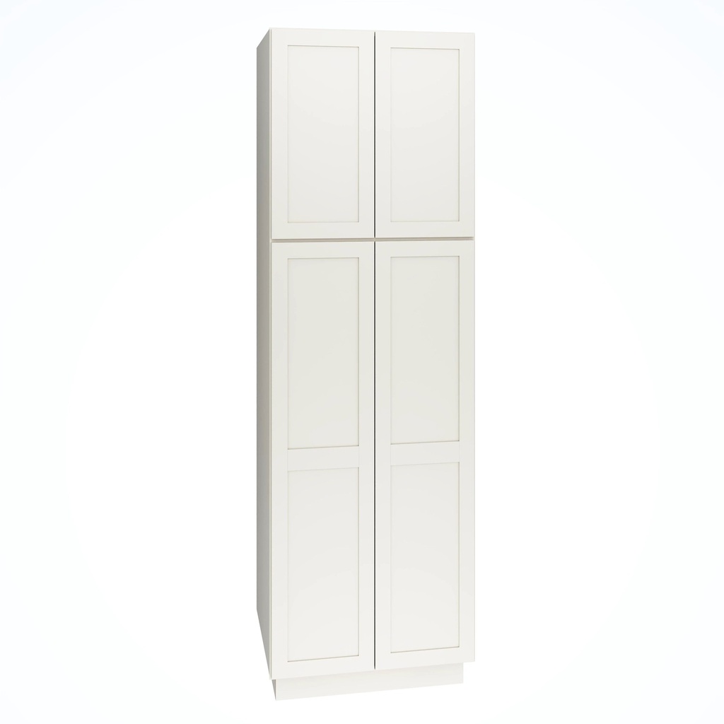 Omni Wide Utility Double Door 30 x 96 - Snow