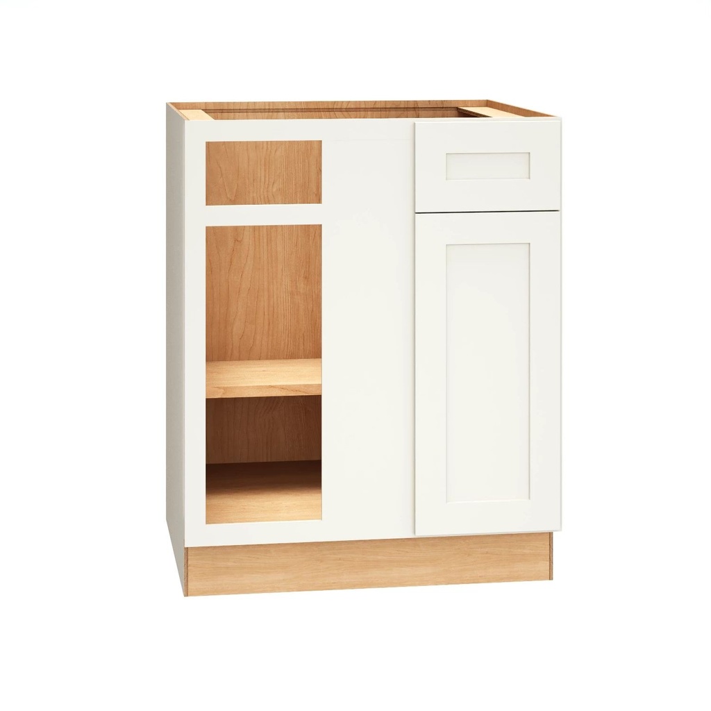 Omni Base Corner Single Door 36" - Snow