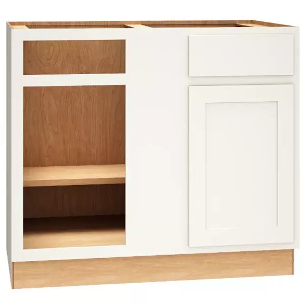 Classic Base Corner Single Door 42" - Snow