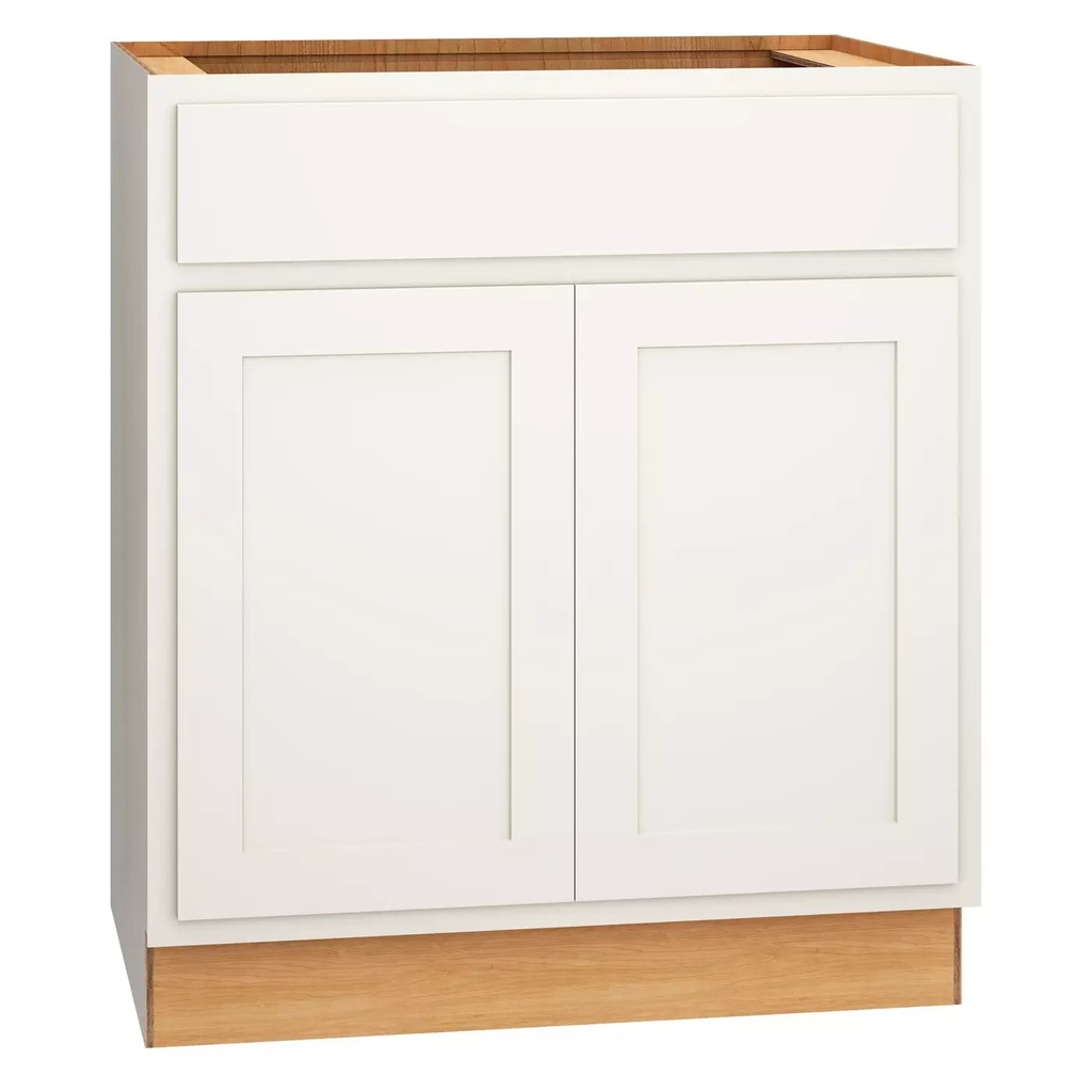 Classic Vanity Sink Base 30 - Snow