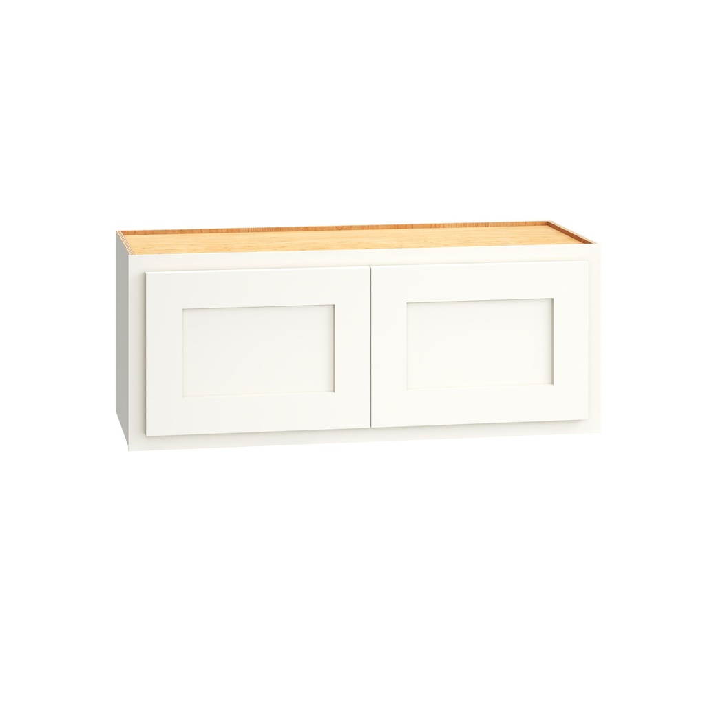 Classic Wall Double Door 30 x 12 - Snow