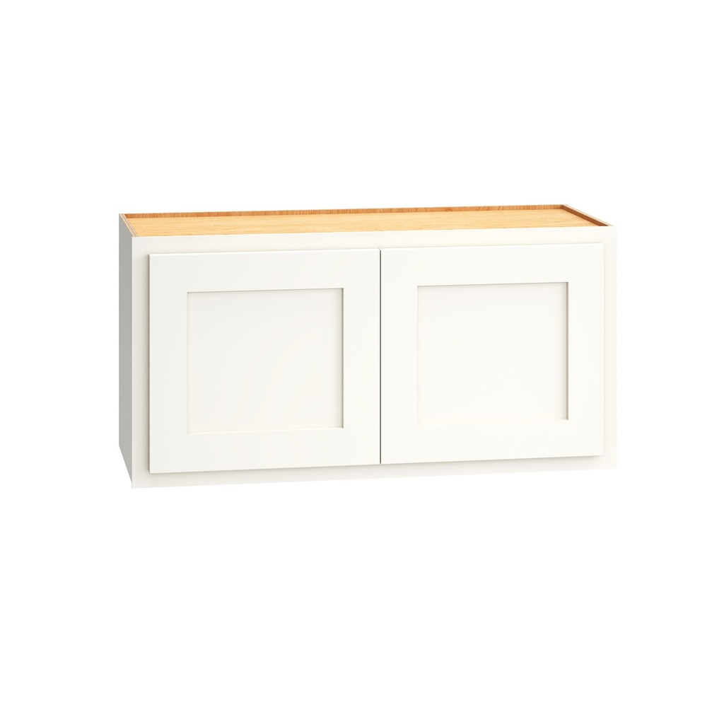 Classic Wall Double Door 30 x 15 - Snow