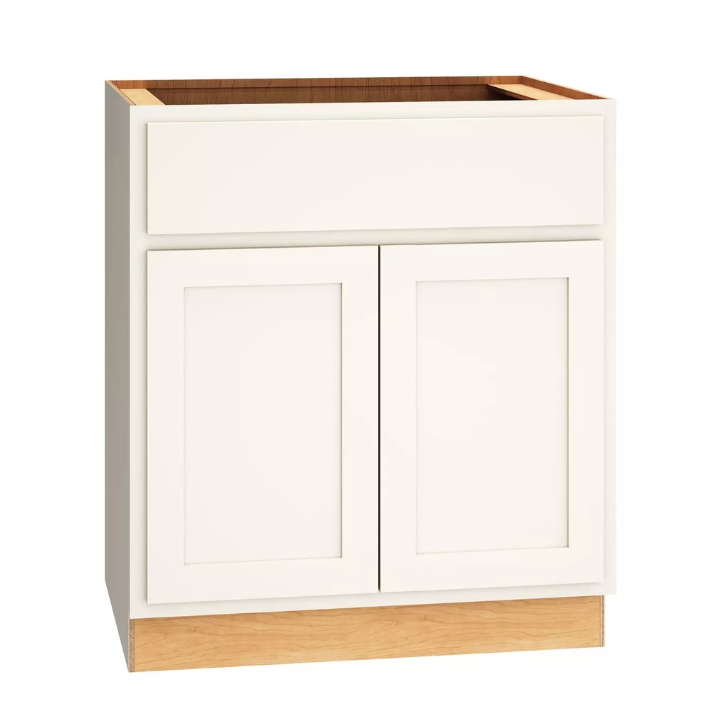Classic Base Double Door 30" Wide - Snow