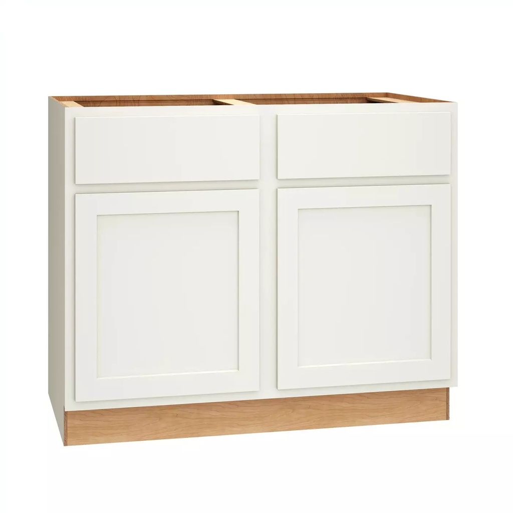 Classic Base Double Door 42" Wide - Snow