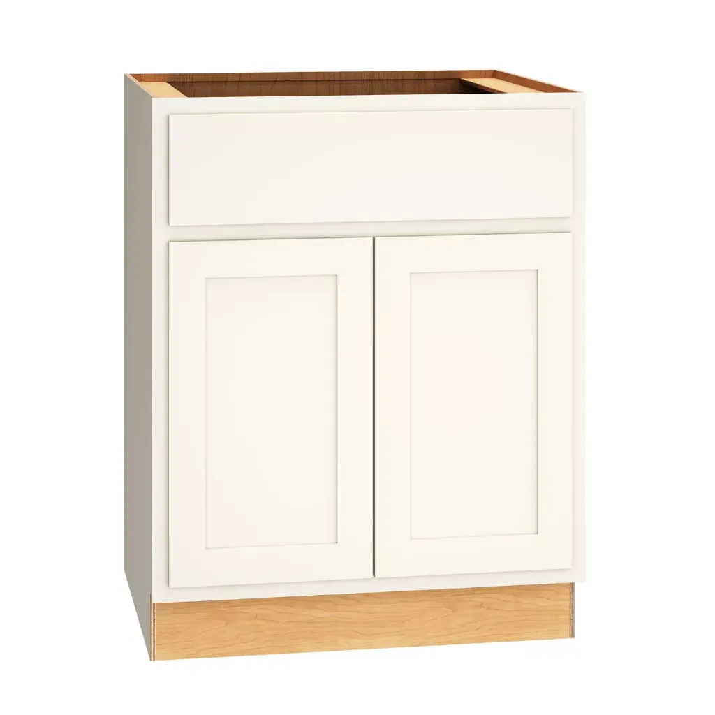 Classic Base Double Door 27" Wide - Snow