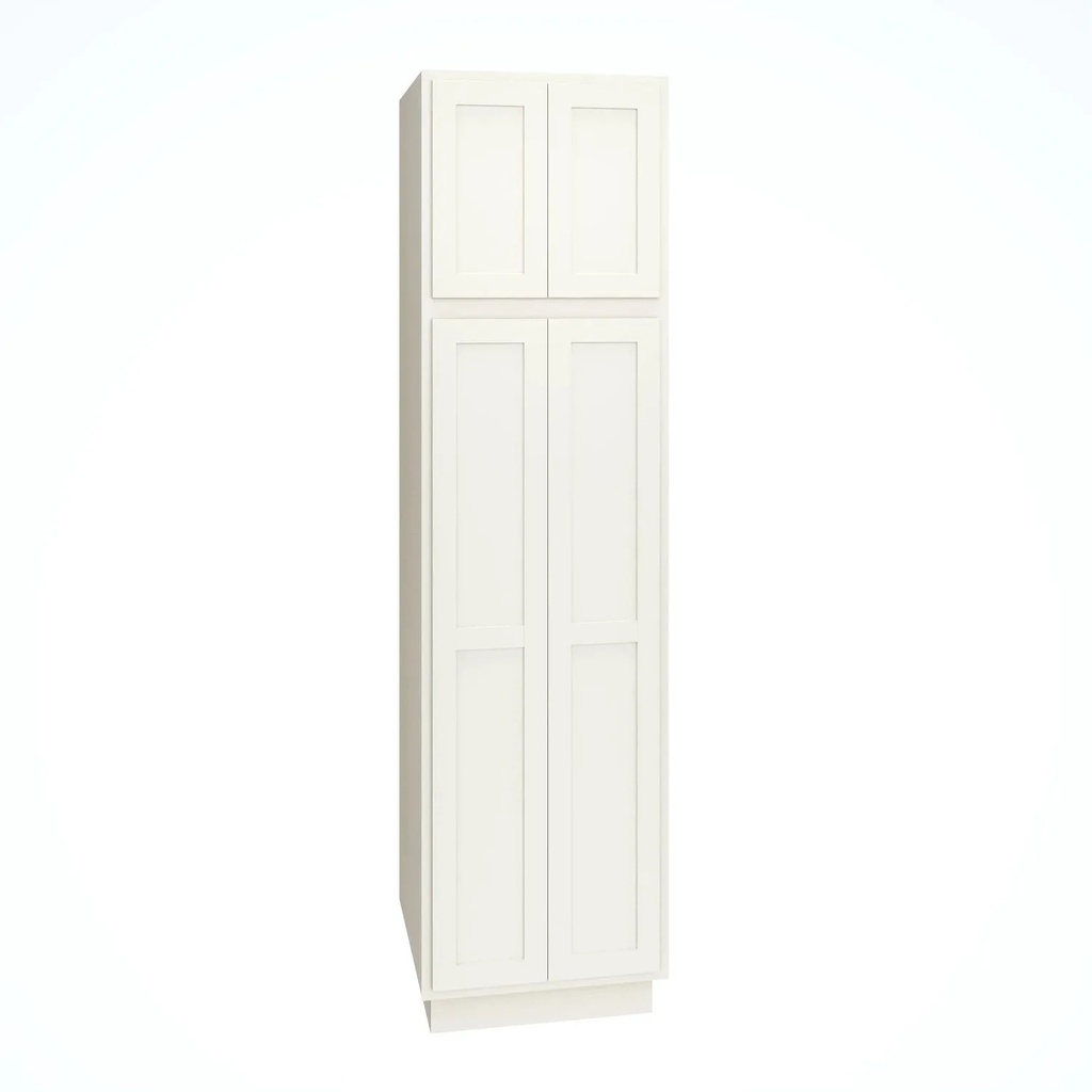 Classic Wide Utility Double Door 24 x 96 - Snow