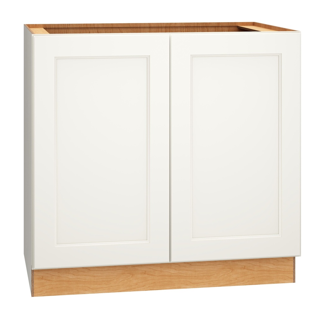 Omni Full Height Base Double Door 36" Wide - Snow