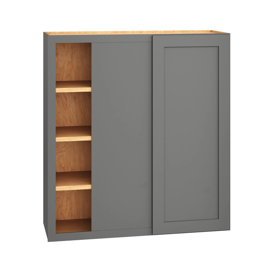 Omni Wall Corner Single Door 36 x 39 - Graphite