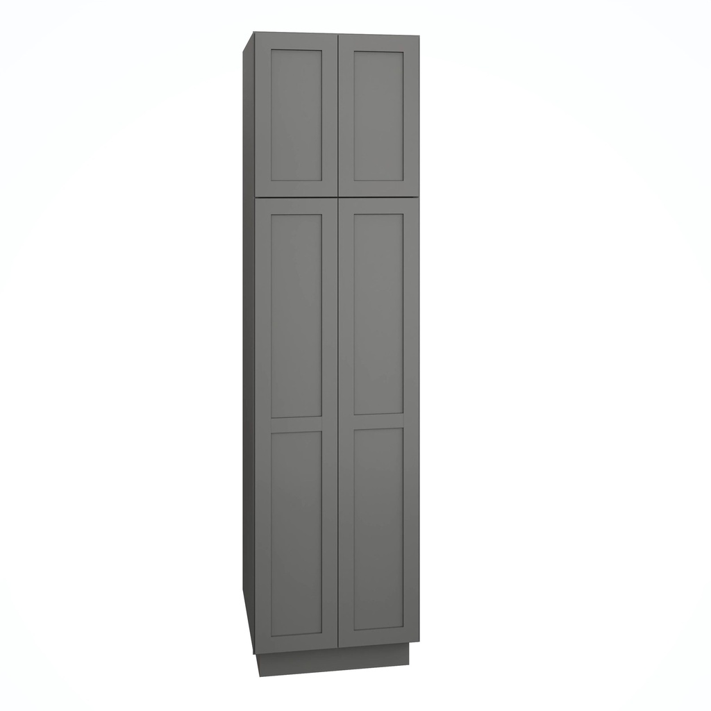 Omni Wide Utility Double Door 24 x 96 - Graphite