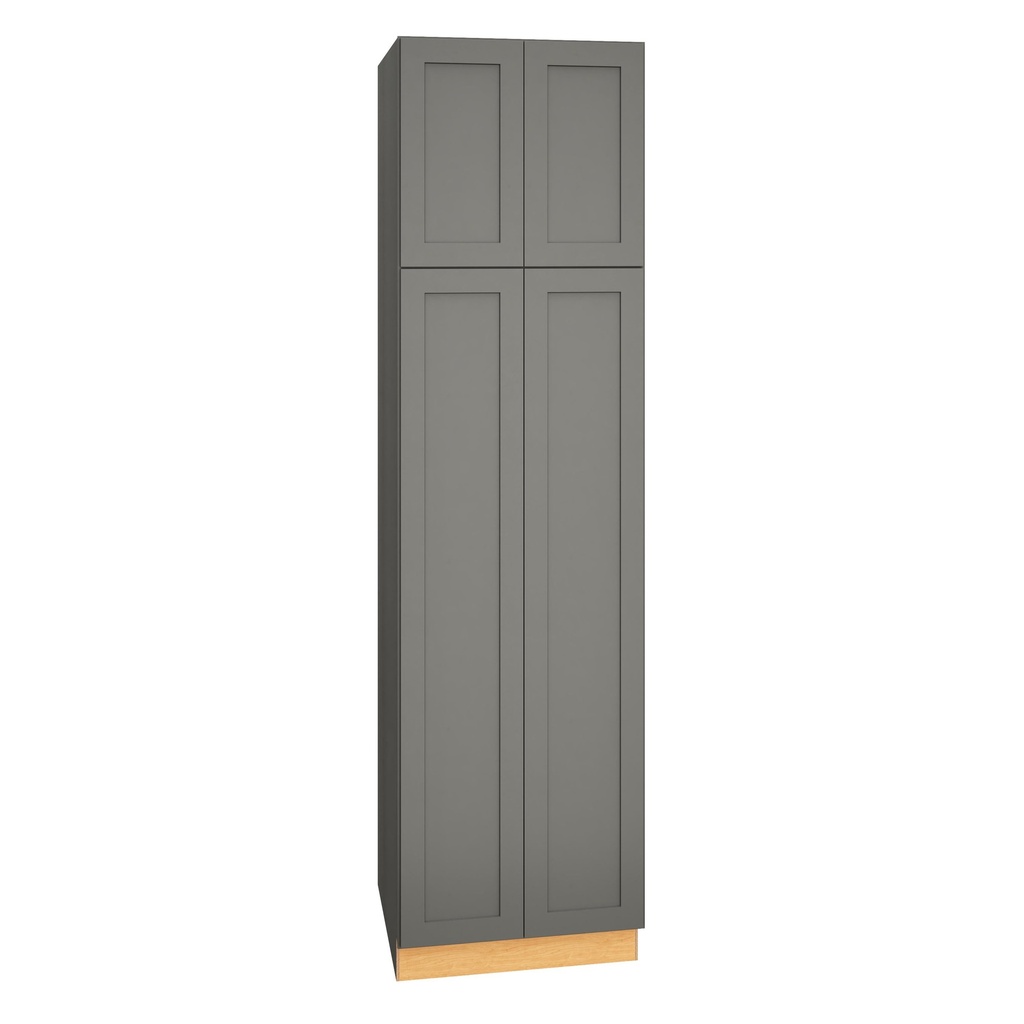 Omni Wide Utility Double Door 24 x 90 - Graphite