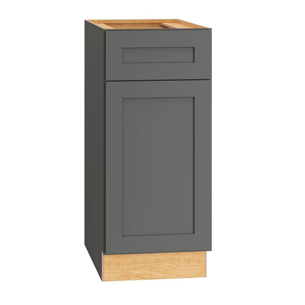 Omni Base Wastebasket 15 - Graphite
