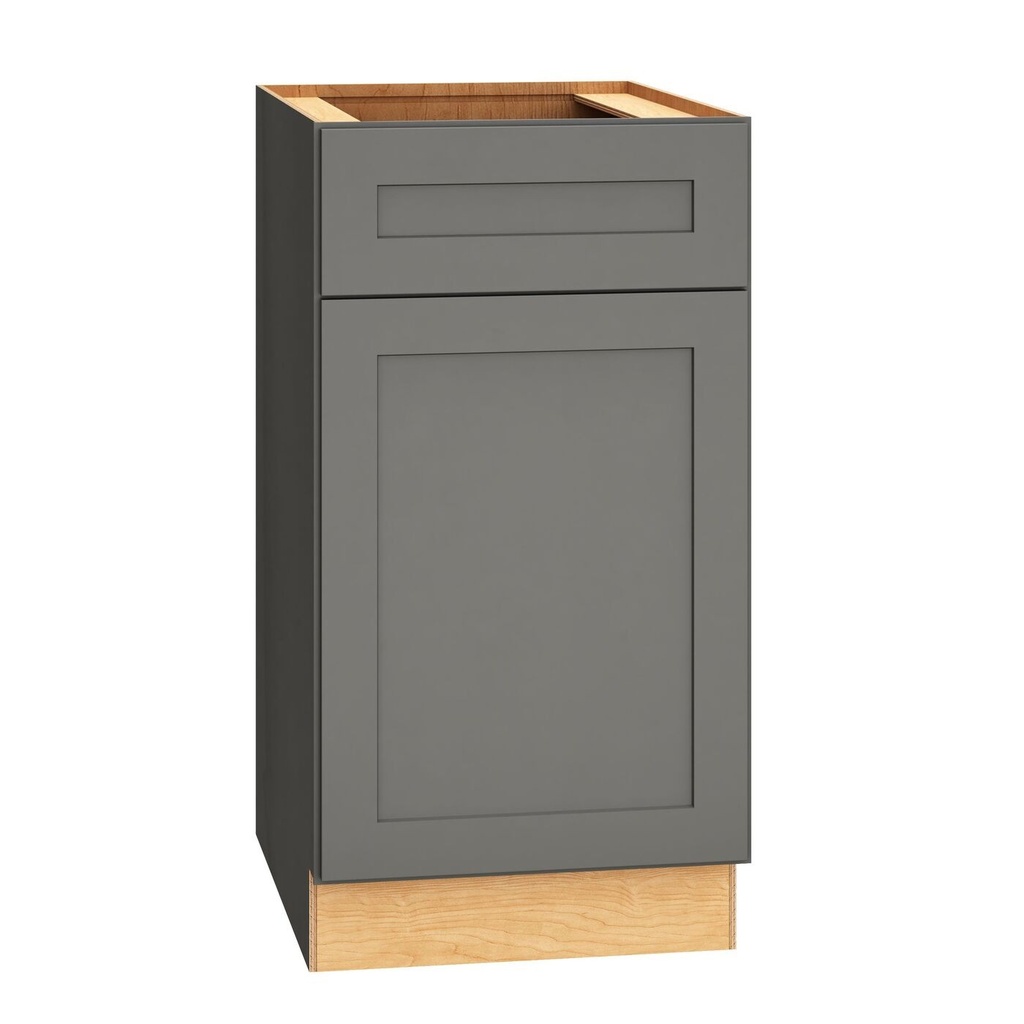 Omni Base Wastebasket 18 - Graphite