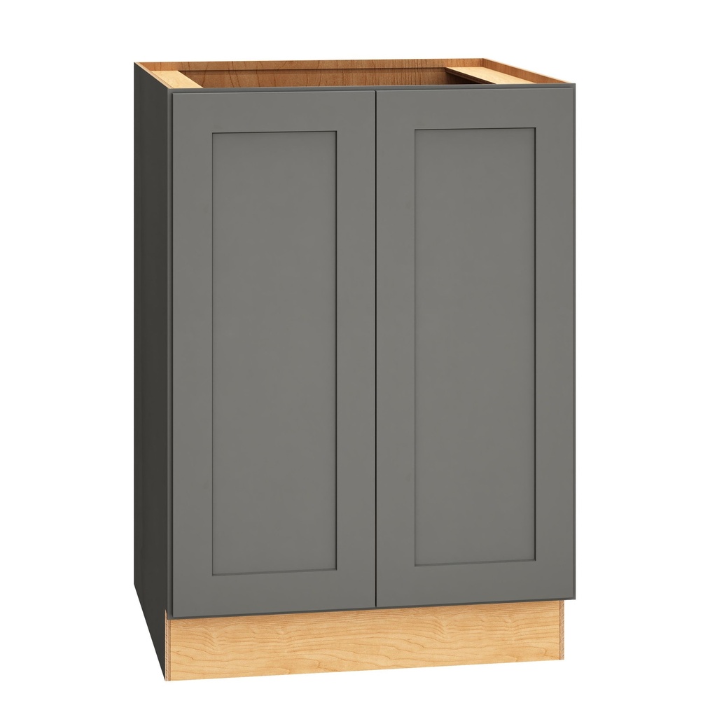 Omni Full Height Base Double Door 24 - Graphite