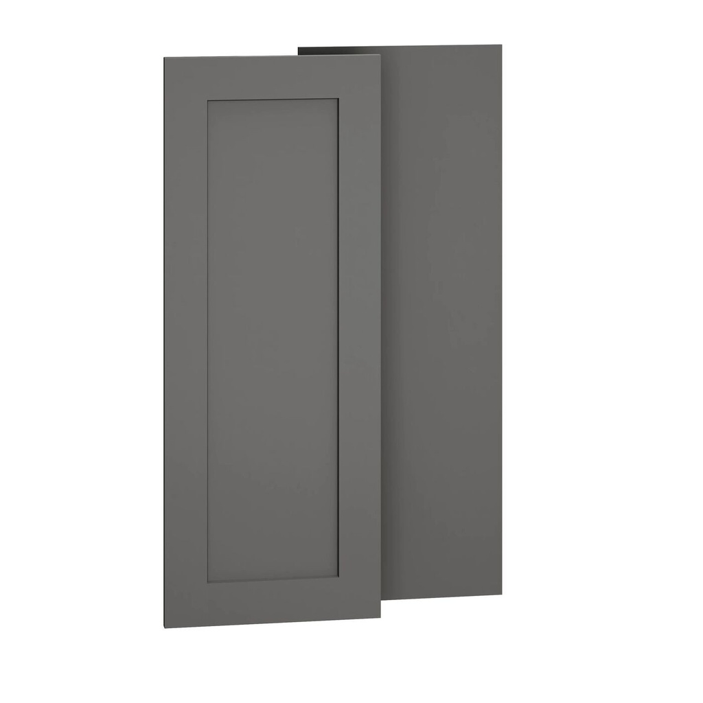 Omni Wall End Decorative Door Panel Kit 11 1/4 x 30 - Graphite
