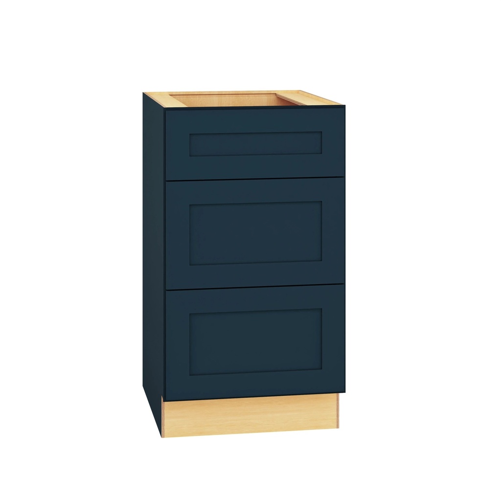 Omni Vanity 3 Drawer Base 18 x 32 1/2 - Admiral
