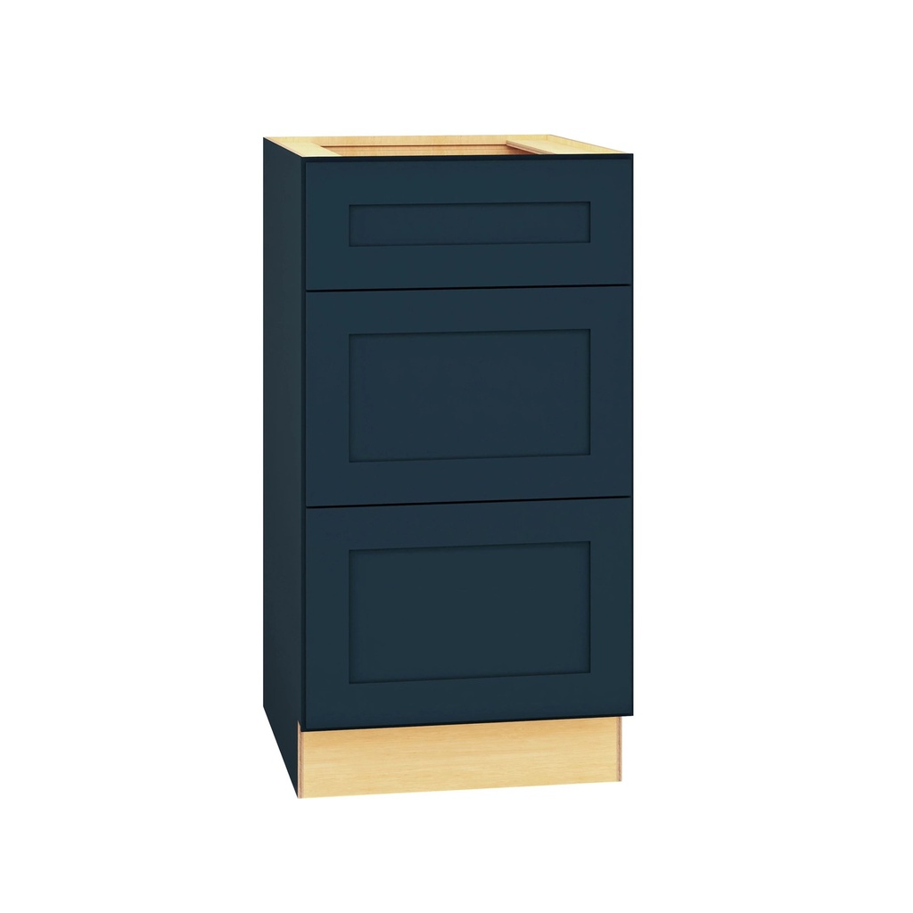 Omni Vanity 3 Drawer Base 18 - Admiral