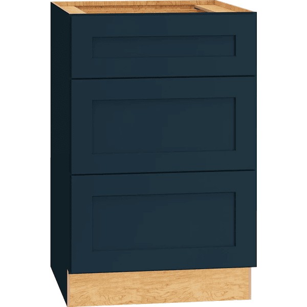 Omni Vanity 3 Drawer Base 21 - Admiral