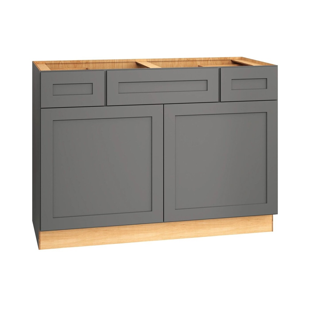 Omni Vanity Sink 2 Drawer Base 48 - Graphite