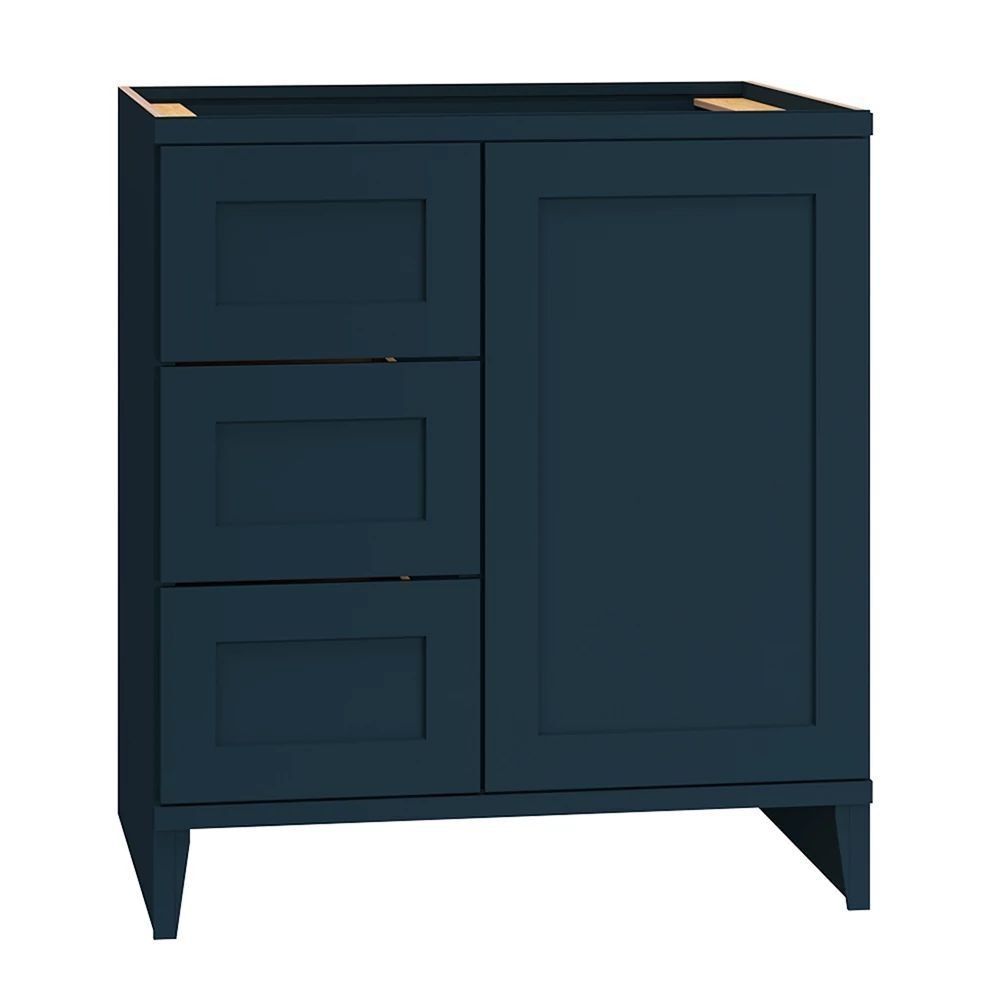 Omni Sink Single Door 3 Drawer Base 30"" Wide (Left) - Admiral