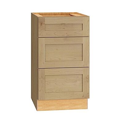Omni Vanity 3 Drawer Base 18 x 32 1/2 - Hammock