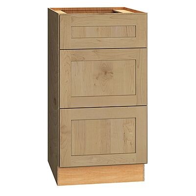 Omni Vanity 3 Drawer Base 18 - Hammock