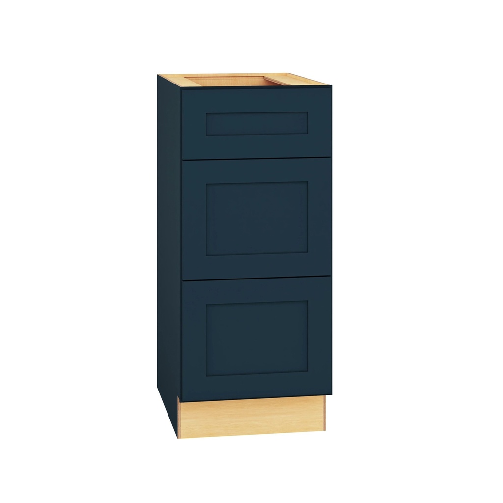 Omni Vanity 3 Drawer Base 15 - Admiral