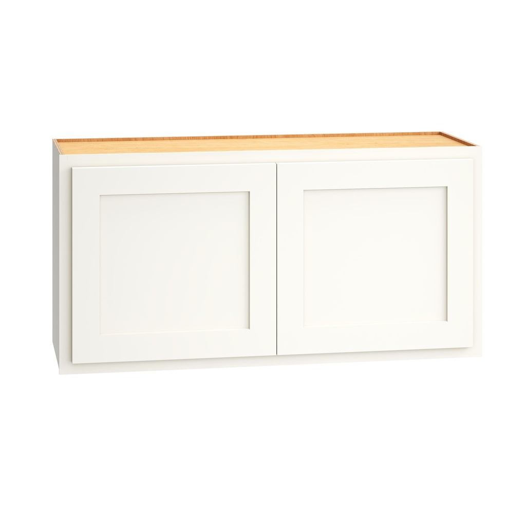 Classic Wall Double Door 36 x 18 - Snow